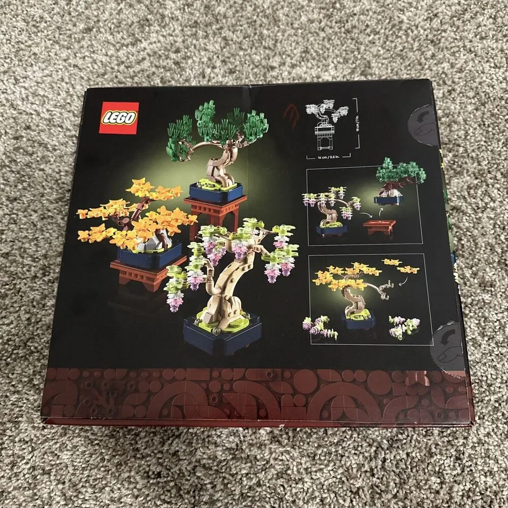 LEGO Botanicals Mini Bonsai Trees Building Set - Artificial Multicolor